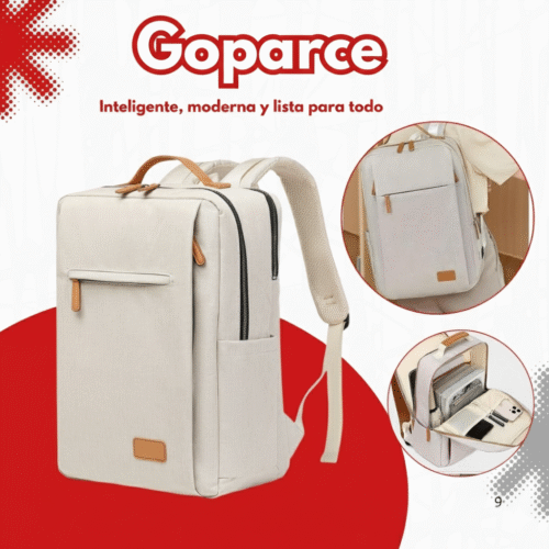 MOCHILA INTELIGENTE ANTIRROBO CON USB 15 DAMA
